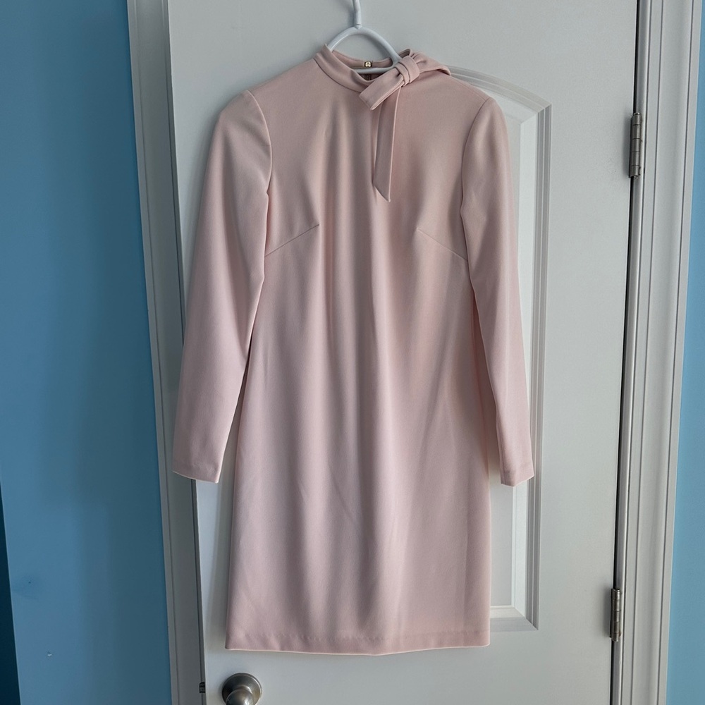 Calvin Klein Soft Pink Long Sleeve Dress